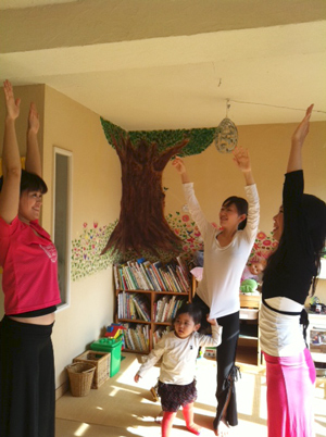 magnolia横浜クラス。ベリーダンスで首のコリを解消！